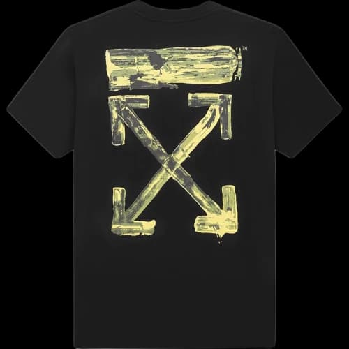 Off-White Arrows Sketch Short Sleeve Mens Loose Stripe