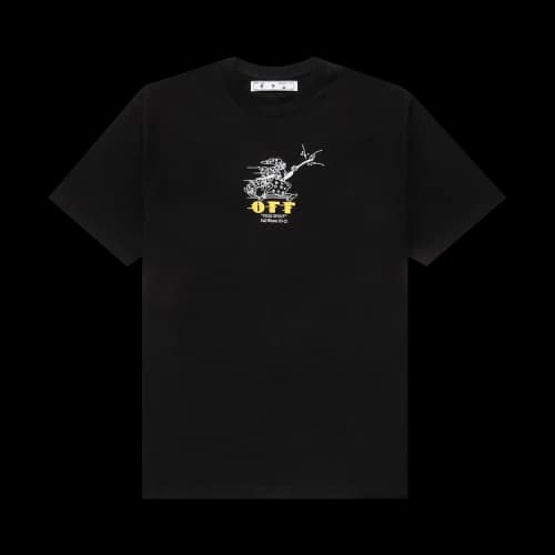Off-White Freewizard Pattern Short Sleeve Loose Fit Black