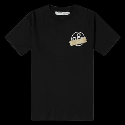 OFF-WHITE Oversized Tape Arrows T-shirt Black
