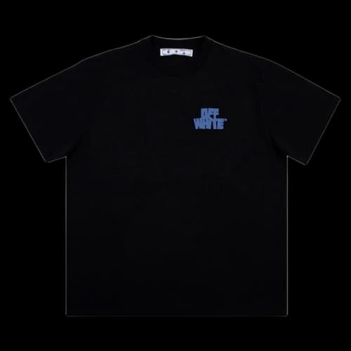 Off-White Hands Arrows Tee 'Black/Light Blue'