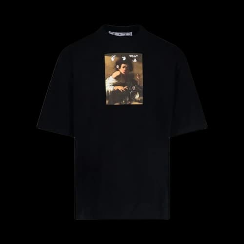 Off-White Caravaggio Boy Skate Tee 'Black/Multicolor'