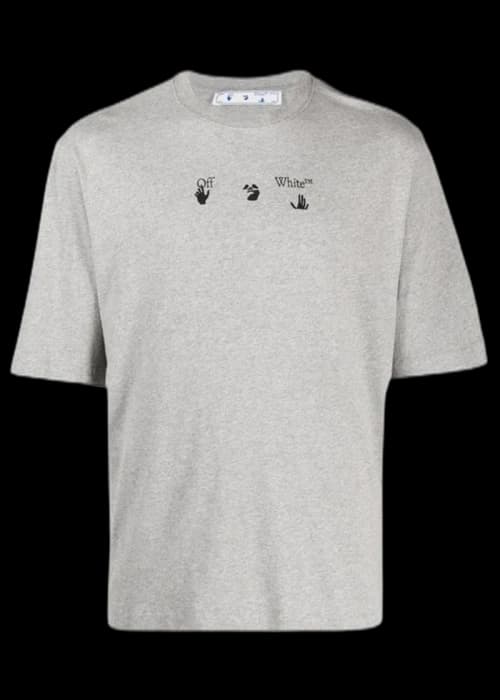 OFF-WHITE Sketch Arrows Logo T-Shirt Grey/Black