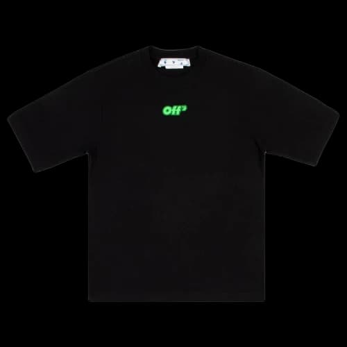Off-White Rave Flyer Skate Short-Sleeve Tee 'Black/Green Fluo'