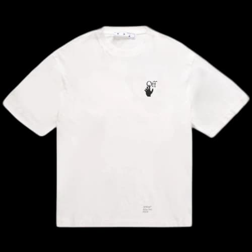 Off-White Carav Arroshort-Sleeve Over Skate Tee 'White/Black'