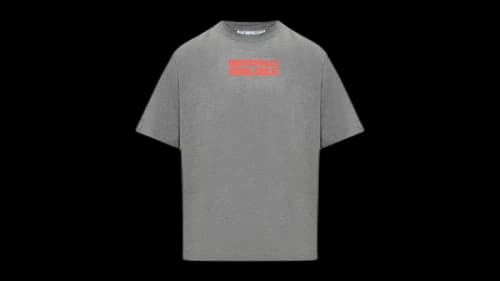 OFF-WHITE Emotion Arrow Over Skate Fit T-Shirt Grey