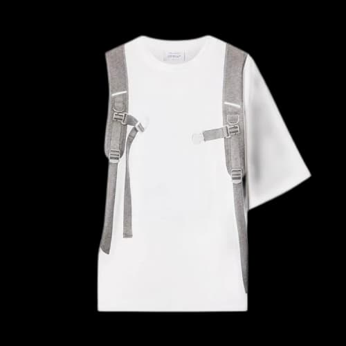 Off-White Backpack Skate Short-Sleeve Tee 'White/Black'