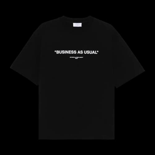 Off-White Business Quote Skate Short-Sleeve Tee 'Black/White'