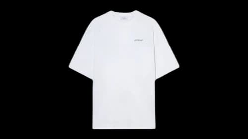 OFF-WHITE Half Arrow Skate Logo Tee White/Black