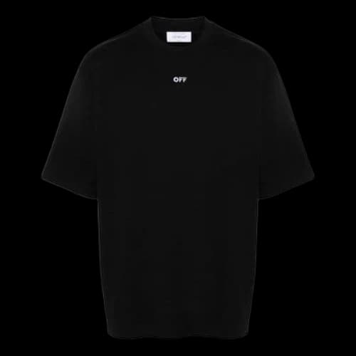 Off-White Arrows-embroidery Cotton T-shirt 'Black'