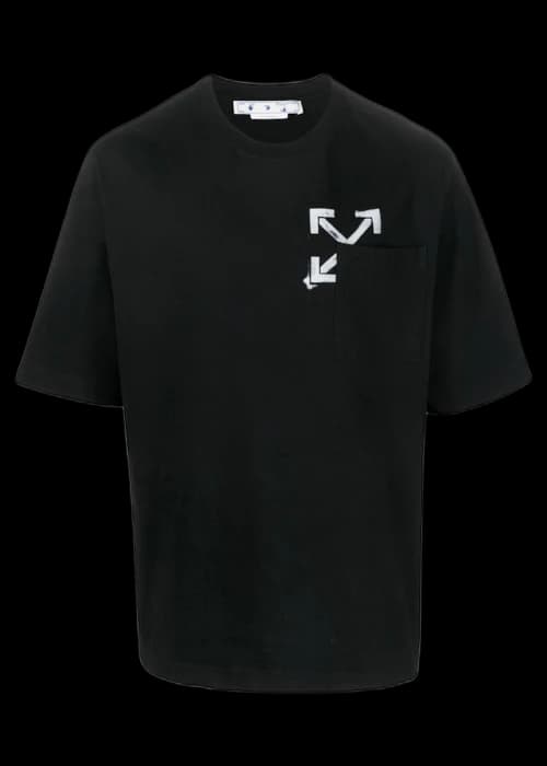OFF-WHITE Stamped Arrows T-Shirt Black/White