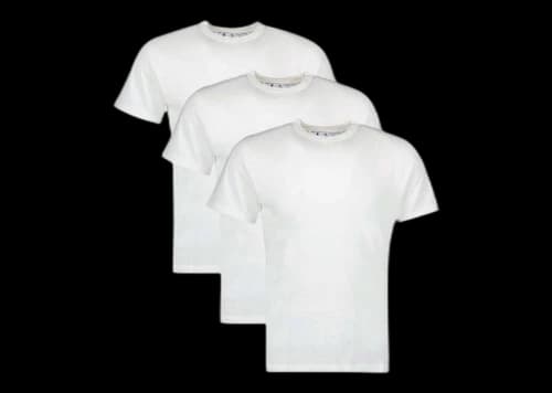 OFF-WHITE Hand Logo Tees (Tripack) White