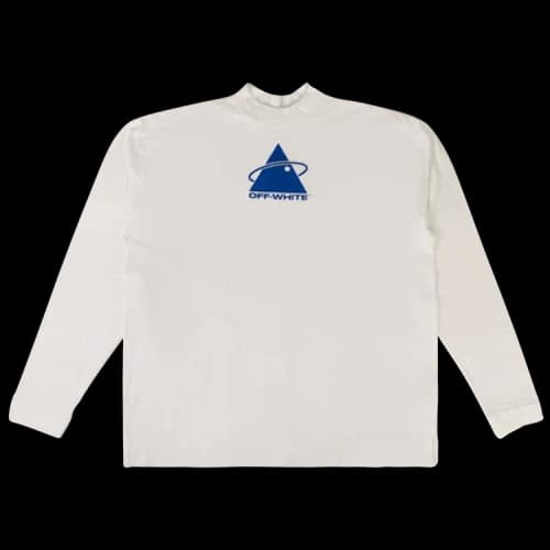 Off-White Logo Mock Neck T-Shirt 'White'