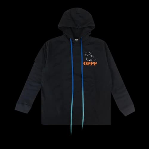 Off-White Portrait Hooded Sweatshirt 'Black'