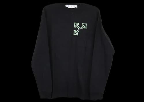 OFF-WHITE Tape Arrows PKT Skate L/S T-Shirt Black