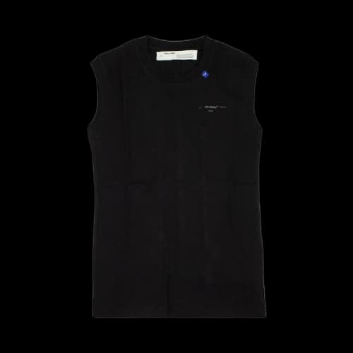 Off-White Logo Vest 'Black/Silver'