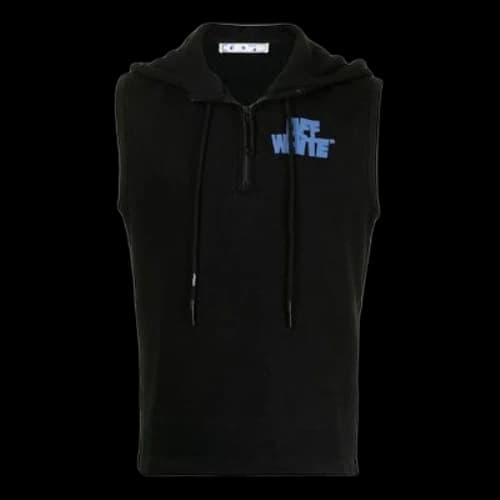 Off-White SS21 Logo Printing Sleeveless Black