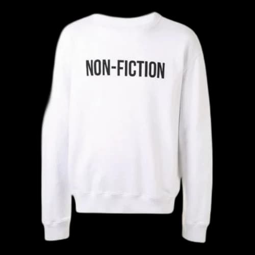Off-White Slogan Printing Pullover White