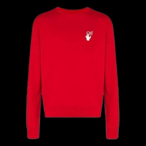 Off-White Pascal Arrows Pascal Arrow Round Sweat Shirt Men's Red