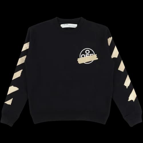 Off-White Tape Arrows Logo Sweatshirt 'Black'