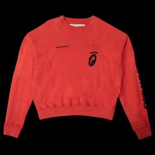Off-White Arrow Print Sweatshirt 'Red'