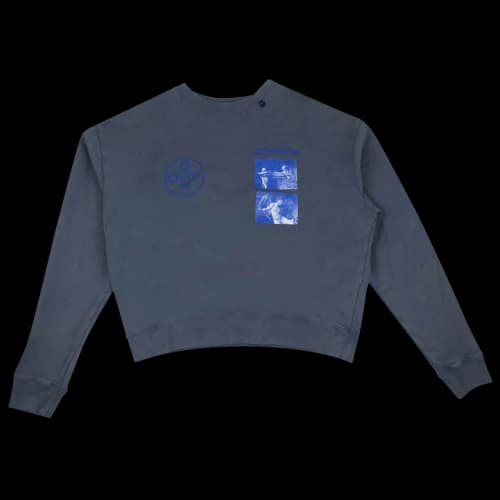 Off-White Hardcore Crewneck Sweatshirt 'Blue'