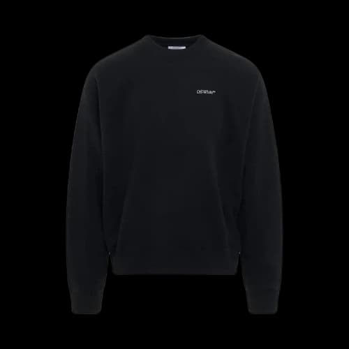 Off-White Scratch Tab Skate Sweatshirt 'Black'