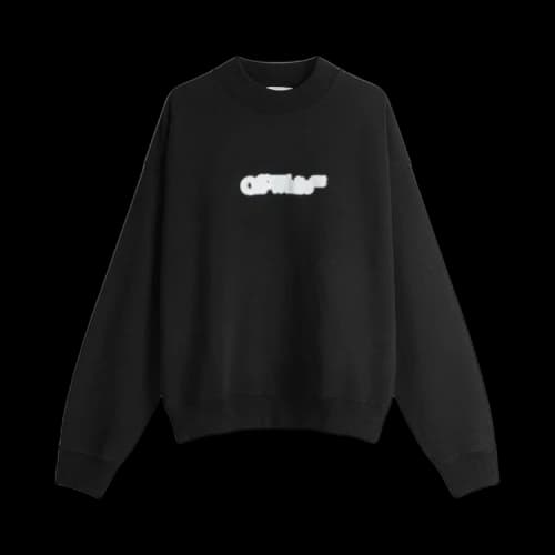Off-White Spray Arrow Skate Crewneck 'Black/White'