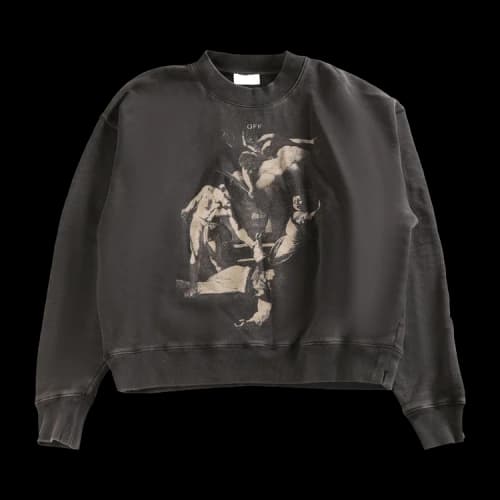 Off-White Martyrdom Skate Crewneck Sweatshirt 'Vintage Black'