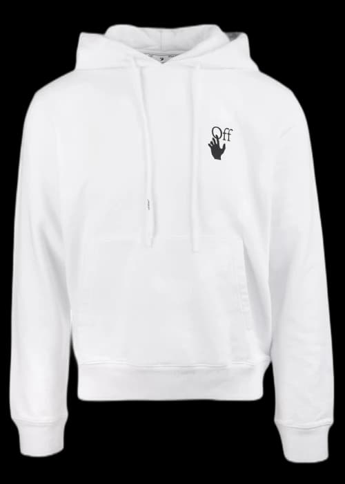OFF-WHITE Degrade Arrows Hoodie White