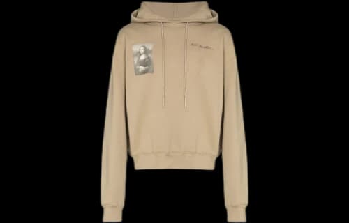 OFF-WHITE x Browns Mona Lisa Hoodie Tan