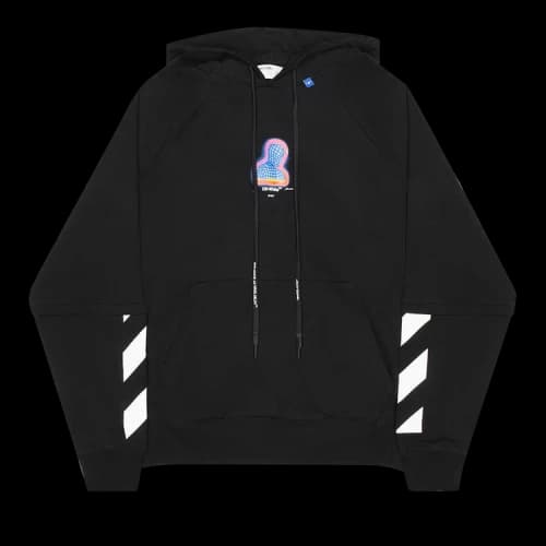 Off-White Thermo Double Sleeve Hoodie 'Black'