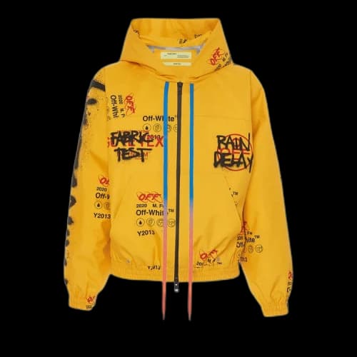 Off-White Goretex Hoodie 'Yellow'