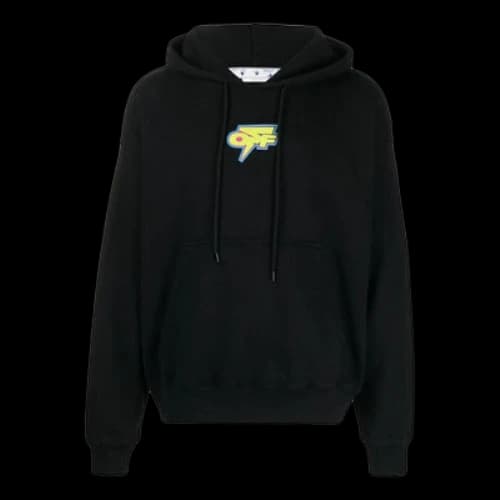 Off-White Thunder Print Skate Hoodie