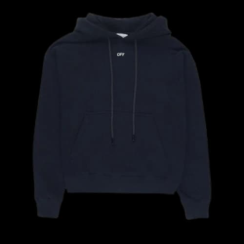 Off-White Double Moon Arrow Skate Hoodie 'Black/White'