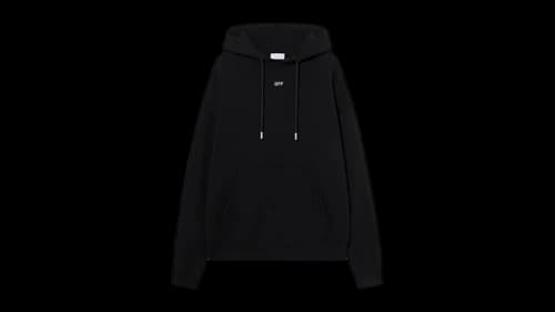 OFF-WHITE Thinkman Arrow Skate Hoodie Black/White