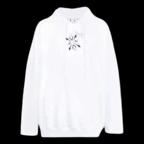 Off-White Arrows Logo-Print Hoodie