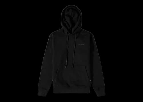 OFF-WHITE Diag Tab Slim Hoodie Black/Black