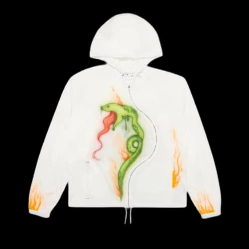 Off-White Babybrush Shell Suit Hoodie 'White Multicolor'