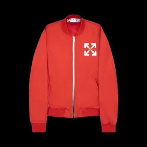 Off-White Single Arrow Slim Tracktop 'Red/White'