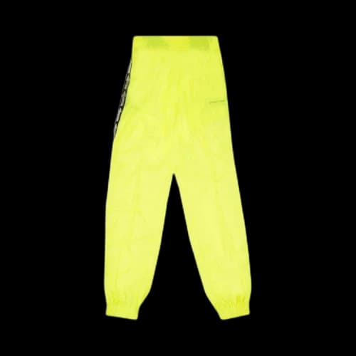 Off-White Stripe Track Pants 'Neon Yellow'