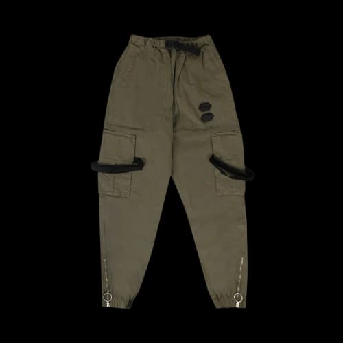 Off-White Parachute Cargo Pants 'Military Green'