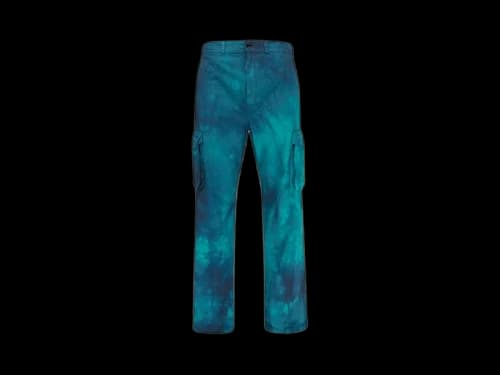 OFF-WHITE Ripstop Tie-Dye Cargo Pants Blue/Multicolor