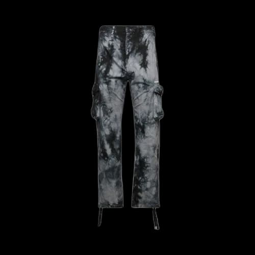 Off-White Bounce Tie Dye Ripstop Cargo Pants 'Warm Grey'