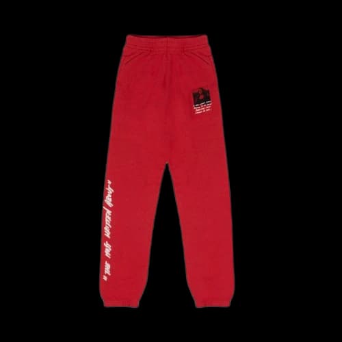 Off-White Monalisa Sweat Pant 'Red'