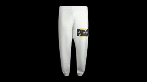 OFF-WHITE Caravaggio Painting Shorten Logo Sweatpants White