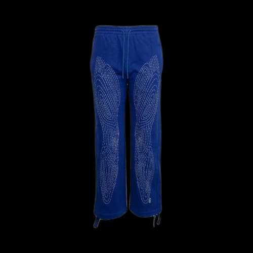 Off-White Body Stitch Skate Sweatpants 'Blue/White'