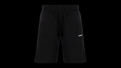 OFF-WHITE Diag Sweatshort Black