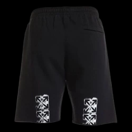 Off-White Sprayed Arrows Arrow Sports Shorts Black
