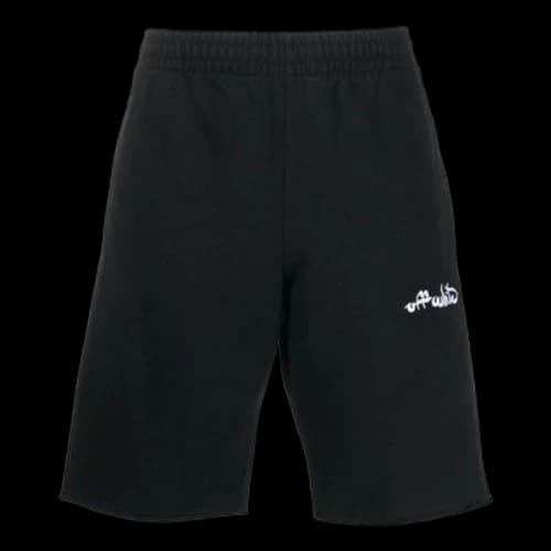 Off-White Script Logo Track Shorts