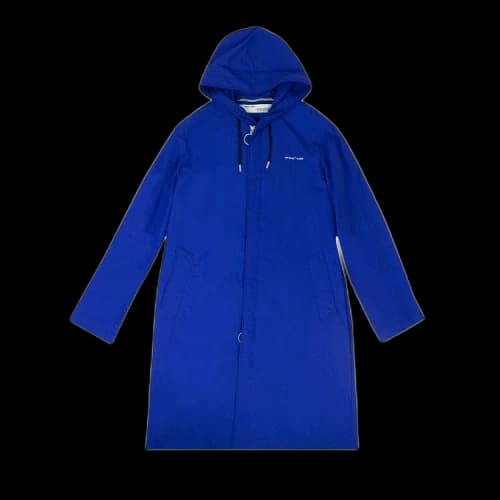 Off-White Diag Raincoat 'Blue'